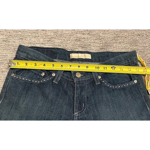 Flying Monkey Capri Jeans Juniors Dark Wash Stretch Mid Rise, Womens Sz 7, NWT - Picture 8 of 8